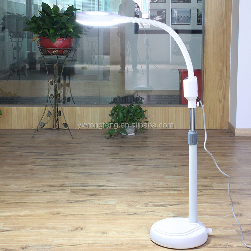 Faceshowes 5X Magnifying Lamp LED Light White Desktop Loupe for Spa FTD-13-1