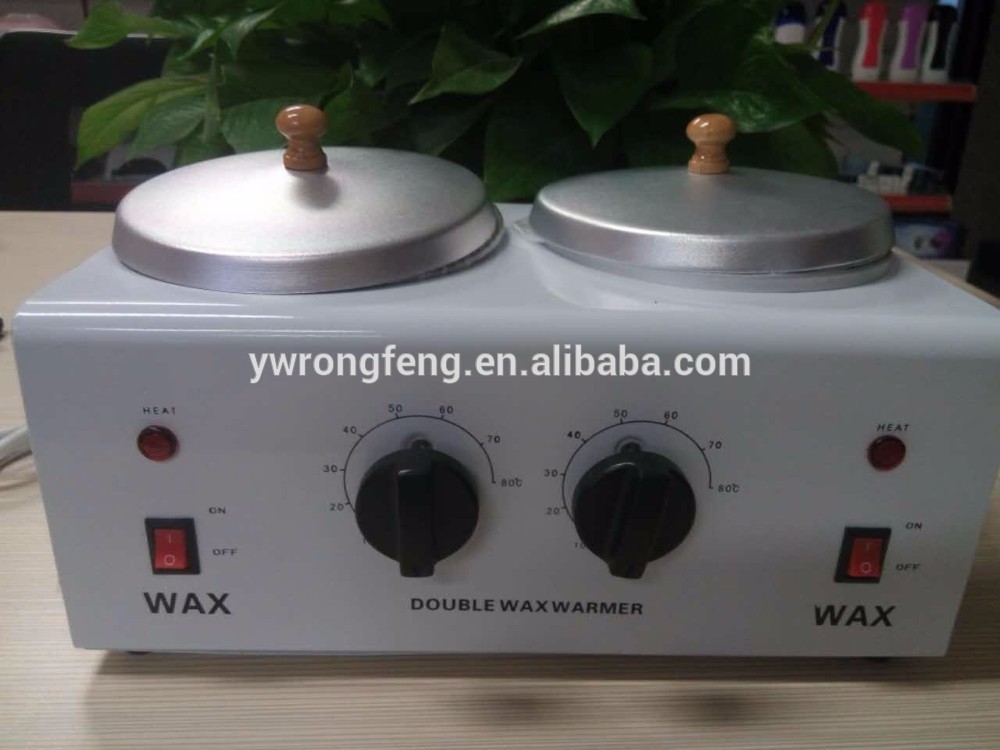 Adjustable temperature double Heater Hair Removal Wax melting wax machine Warmer Hot Paraffin Skin Care Machine