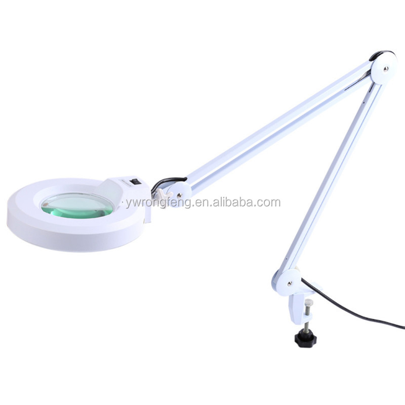 Faceshowes 5X Magnifying Lamp Rolling Floor Stand Ballast Starter Facial Skin Salon